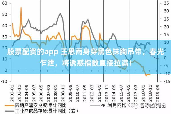 股票配资的app 王思雨身穿黑色抹胸吊带，春光乍泄，将诱惑指数直接拉满！