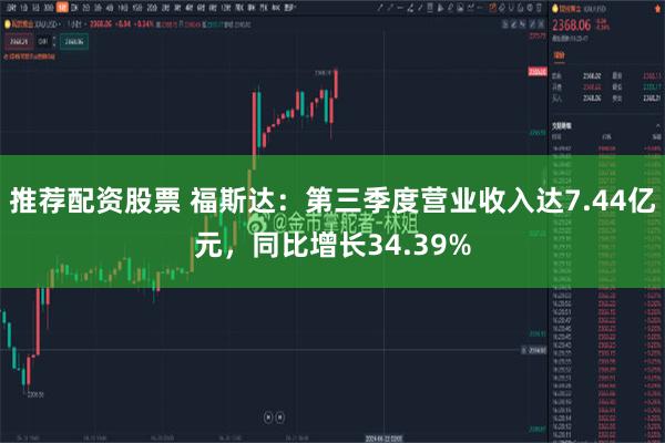 推荐配资股票 福斯达：第三季度营业收入达7.44亿元，同比增长34.39%